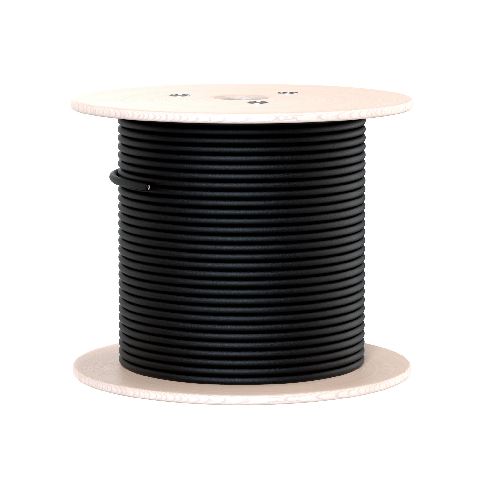 Rich Solar black 600V PV solar cable spool