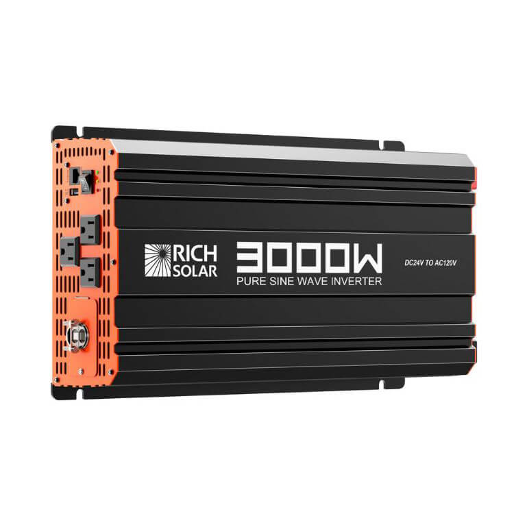 Rich Solar NOVA 3000W 24V pure sine wave inverter included in the RS-CK1200 kit