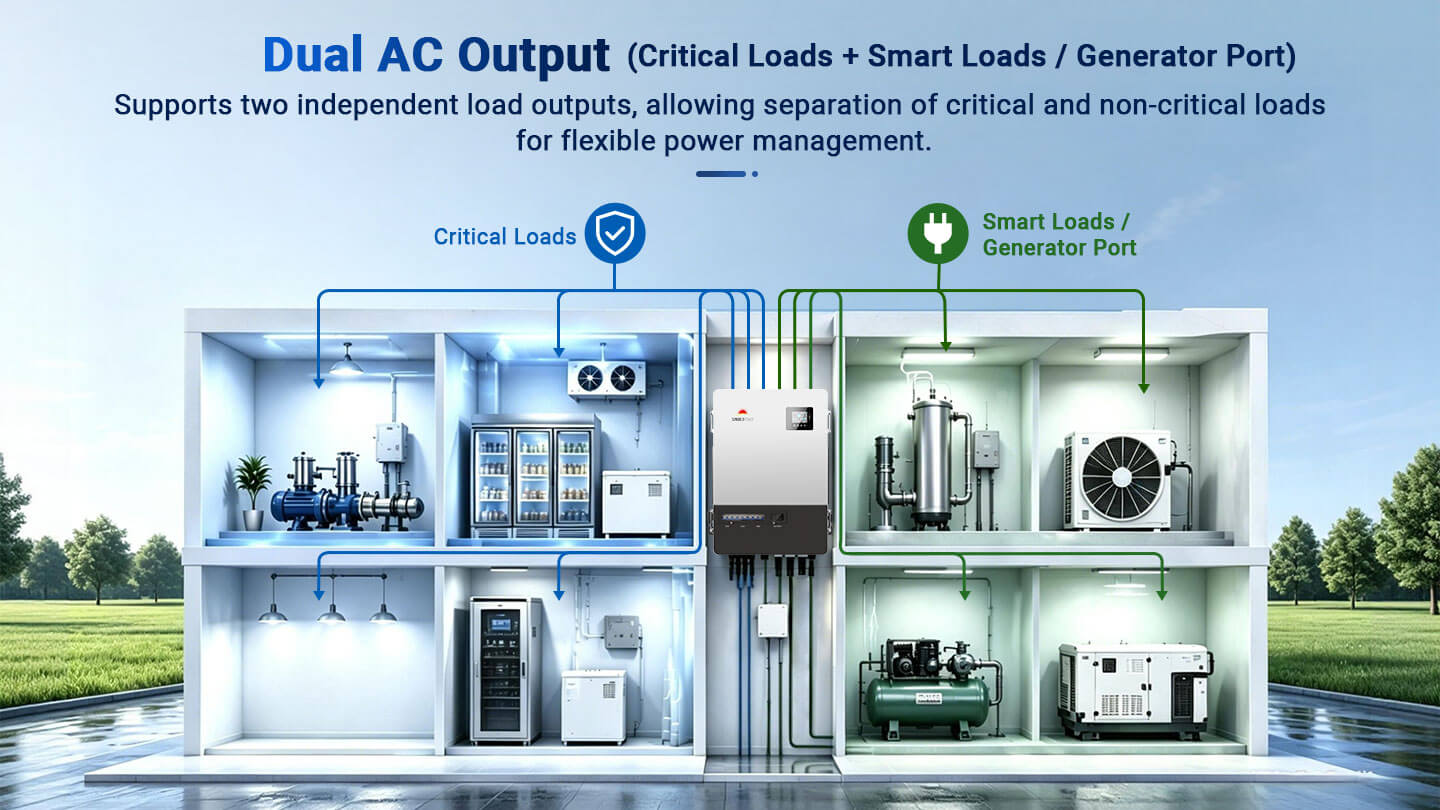 18KW 48V Three-Phase Power All-in-One Solar Charge Inverter PowerCore 18K-48
