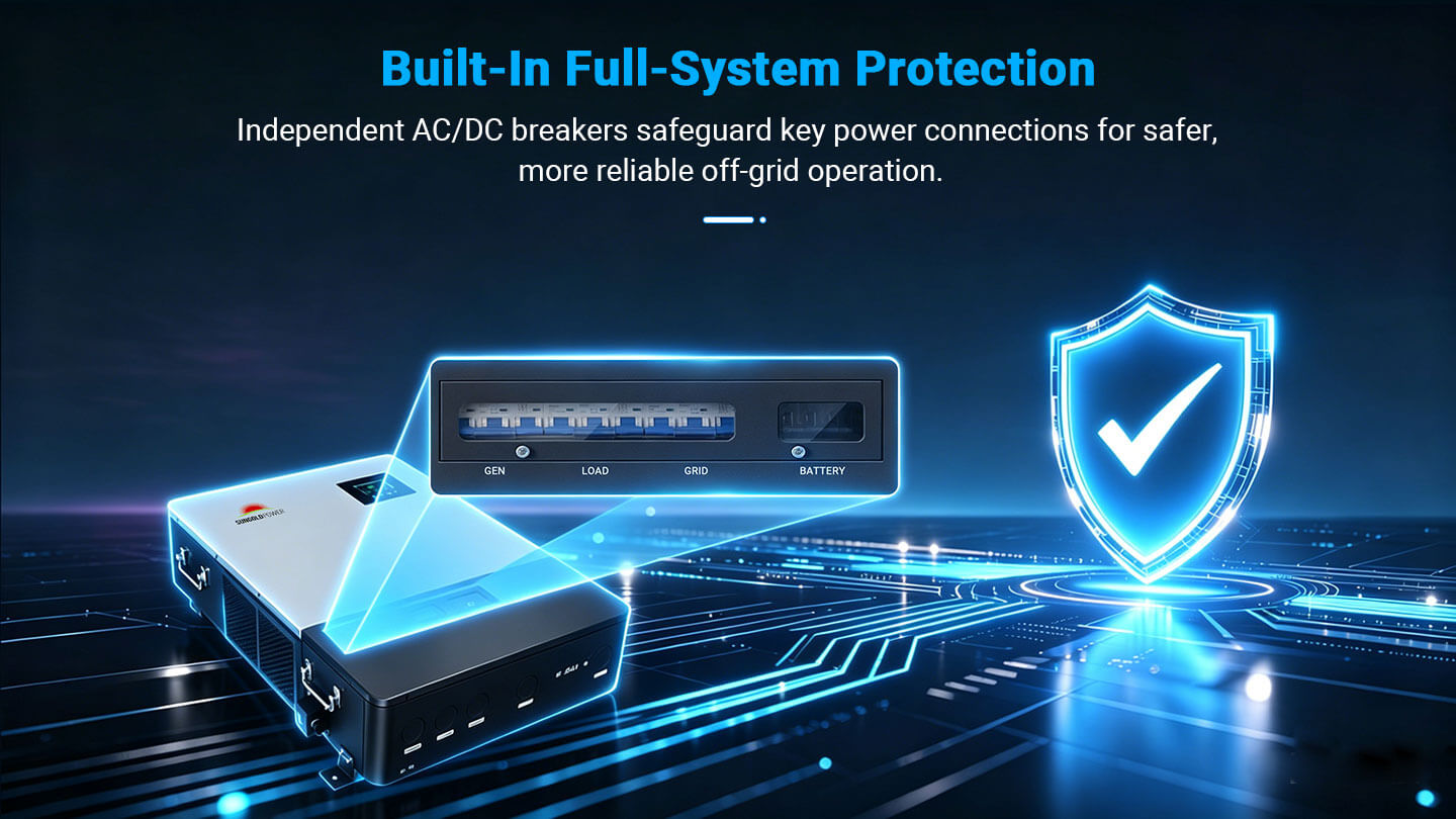 18KW 48V Three-Phase Power All-in-One Solar Charge Inverter PowerCore 18K-48