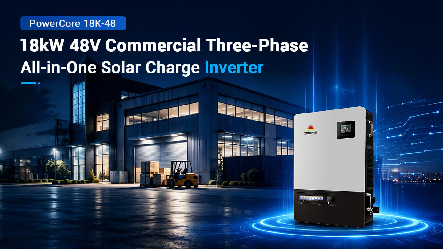 18KW 48V Three-Phase Power All-in-One Solar Charge Inverter PowerCore 18K-48