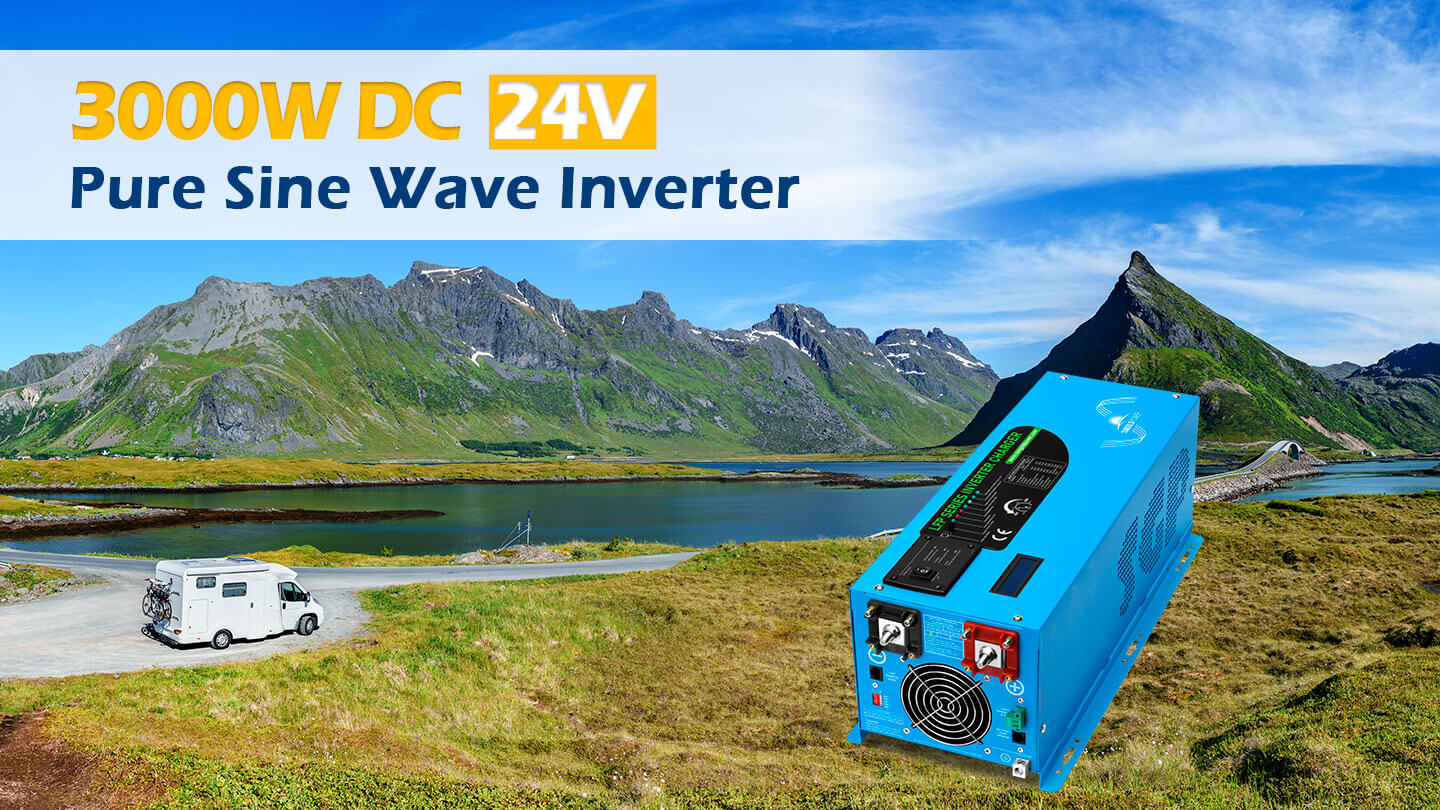 Low Frequency Inverter 3000W-DC24V (single phase) AC input 120V AC output 120V
