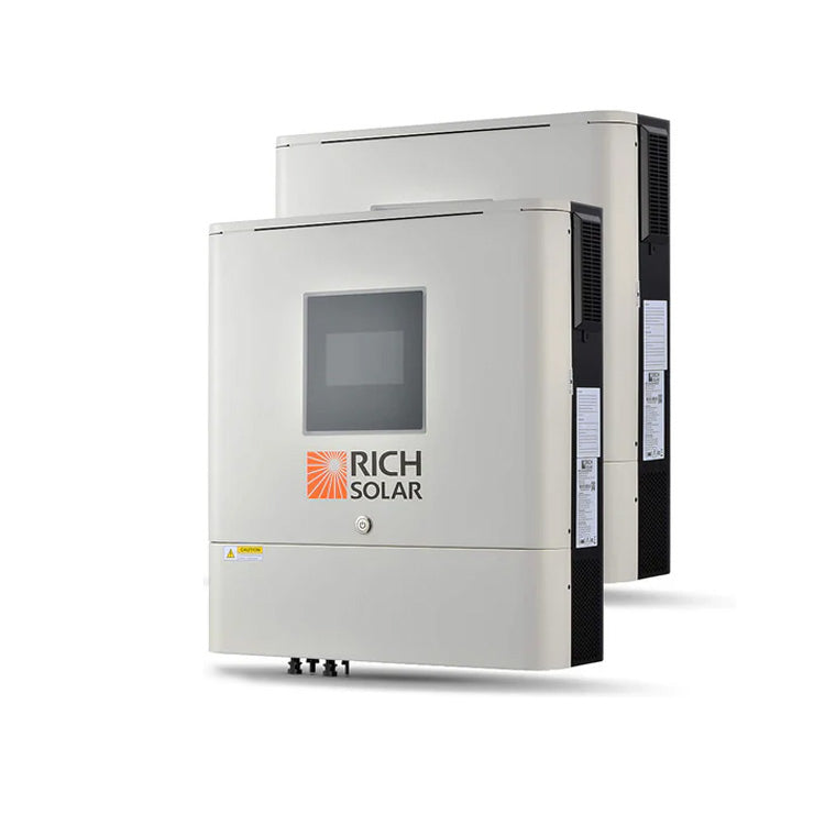 2 Rich Solar NOVA 6500S 48V 6500W off-grid hybrid solar inverters included with RS-CBK4000240 kit