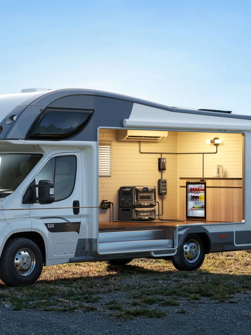 BLUETTI Apex 300 RV power system