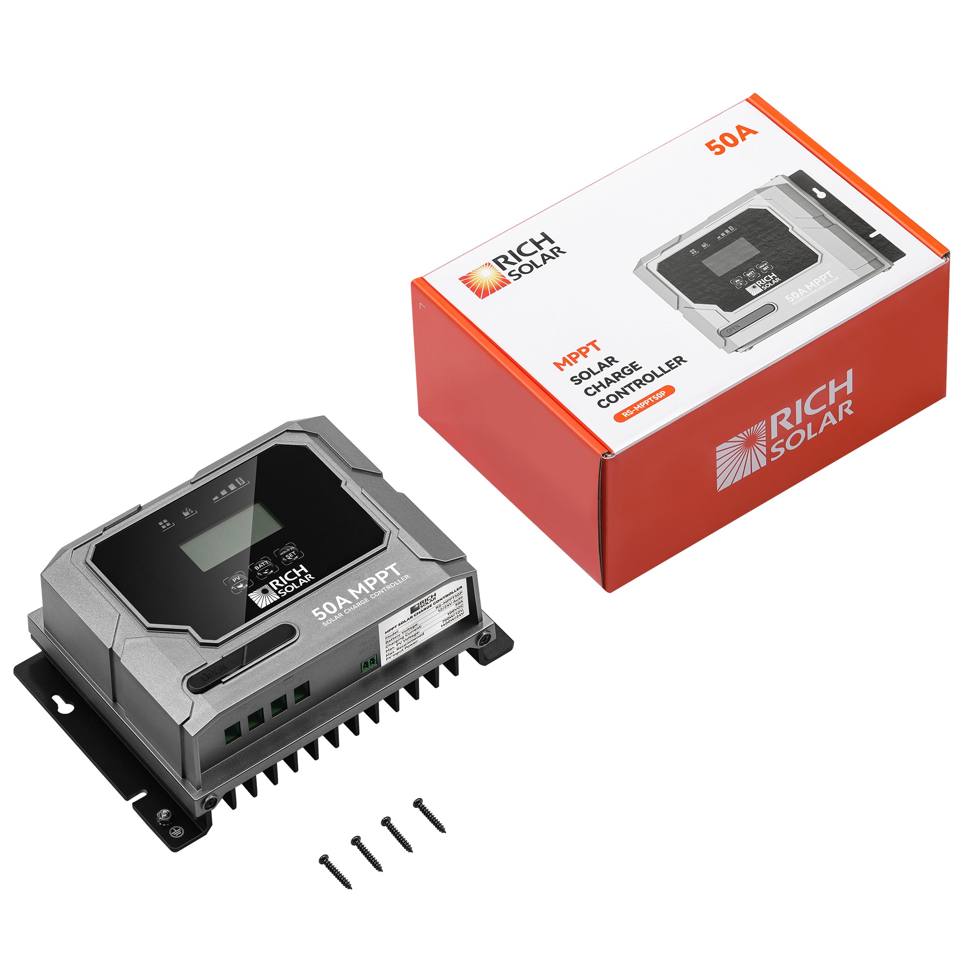 Rich Solar BRAVO 50 full unit side profile