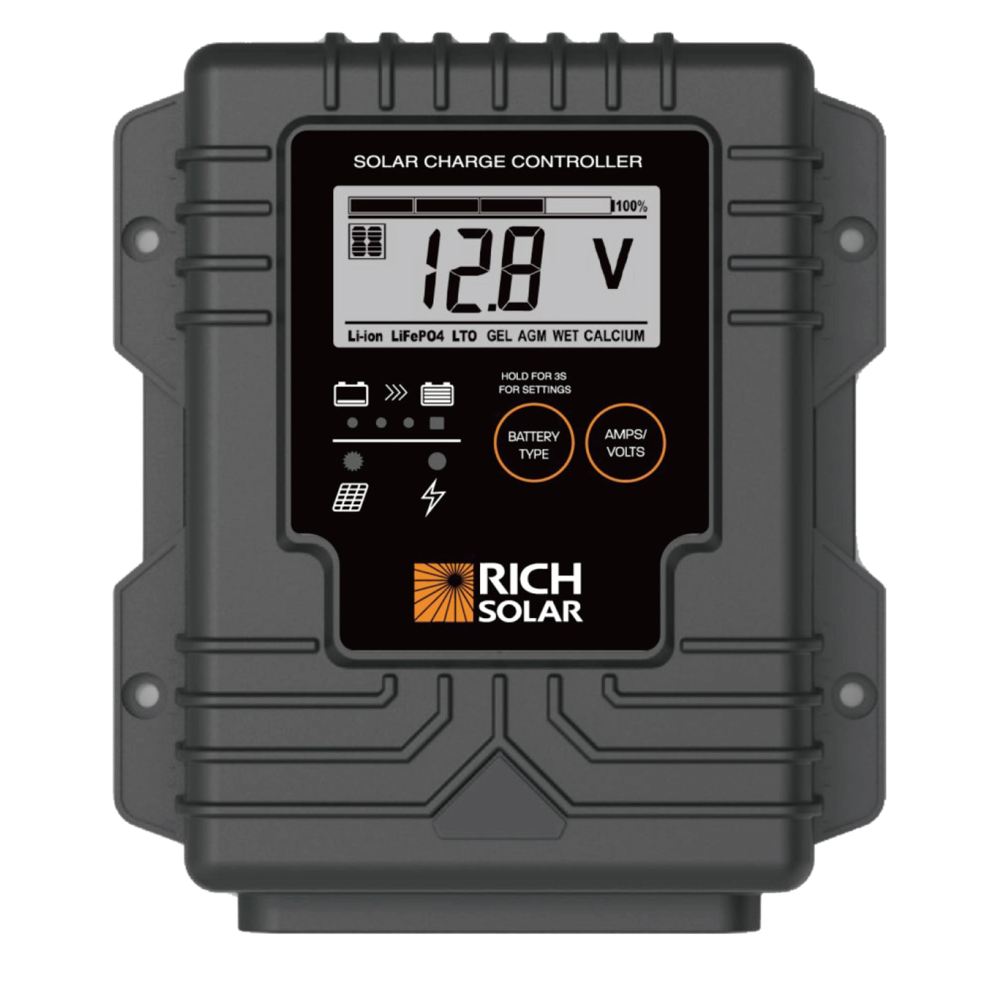 Rich Solar BRAVO Waterproof 20 amp PWM solar charge controller