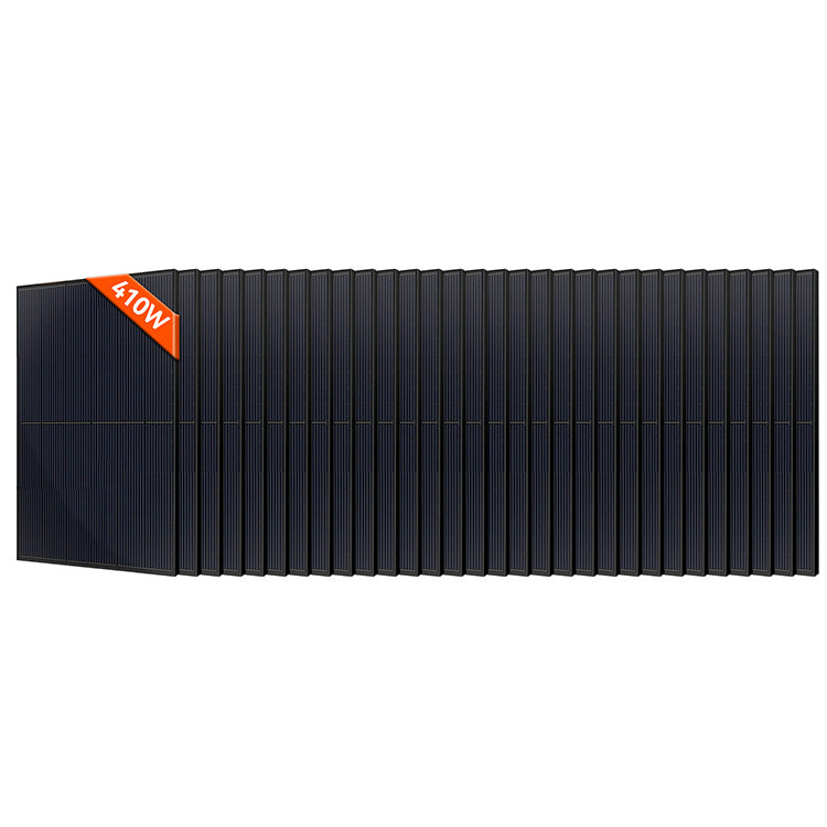 Rich Solar MEGA 410 solar panel array component of complete off-grid kit