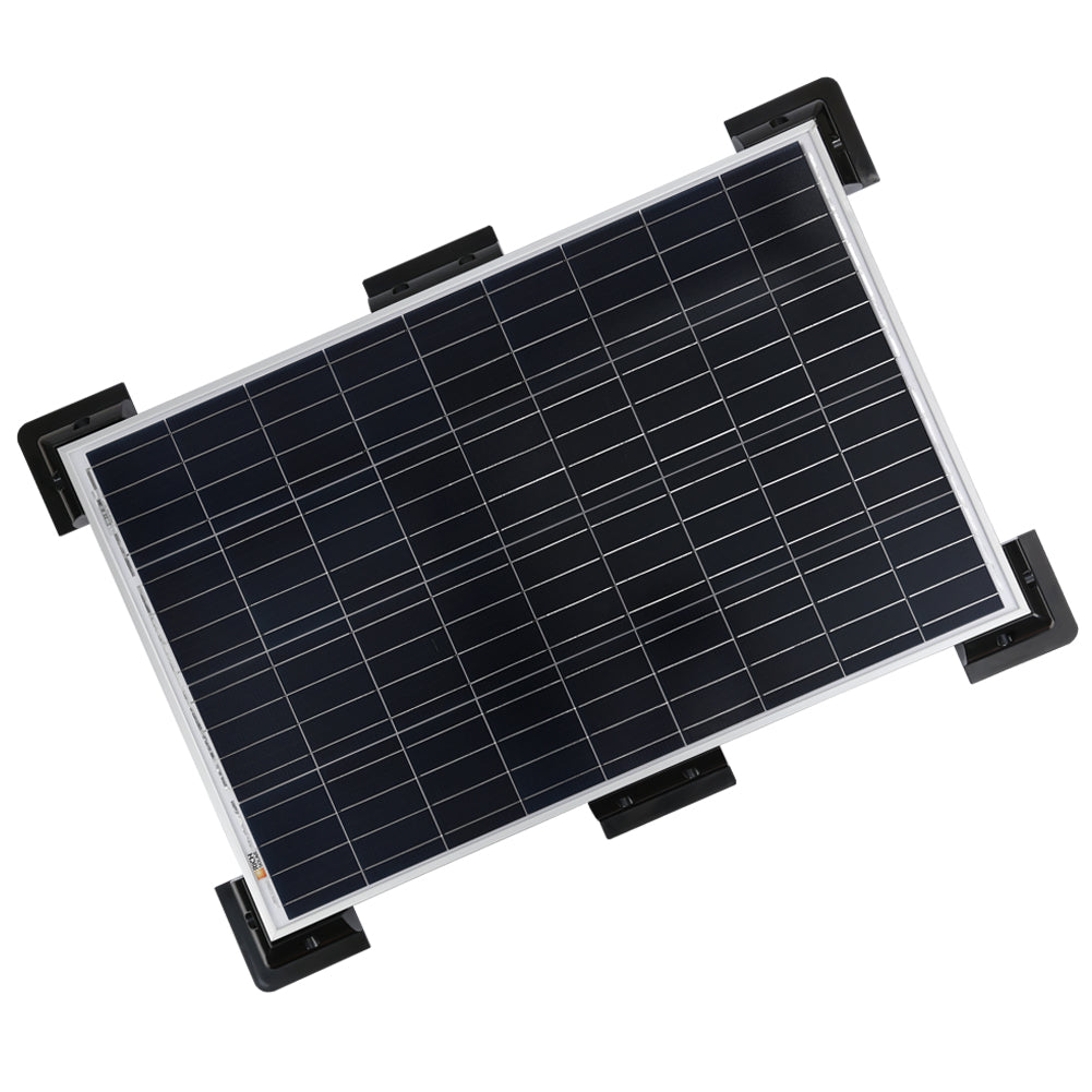 Rich Solar corner bracket mount drill-free panel installation on roof