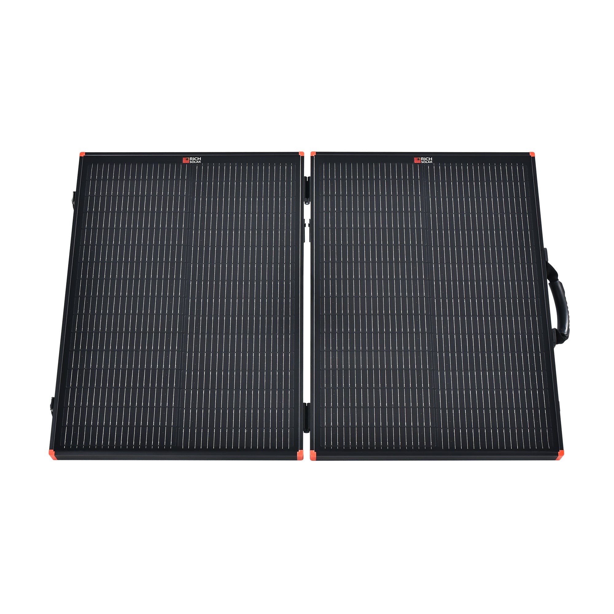 Rich Solar MEGA 100 Briefcase Charging Kit charging 12V battery directly