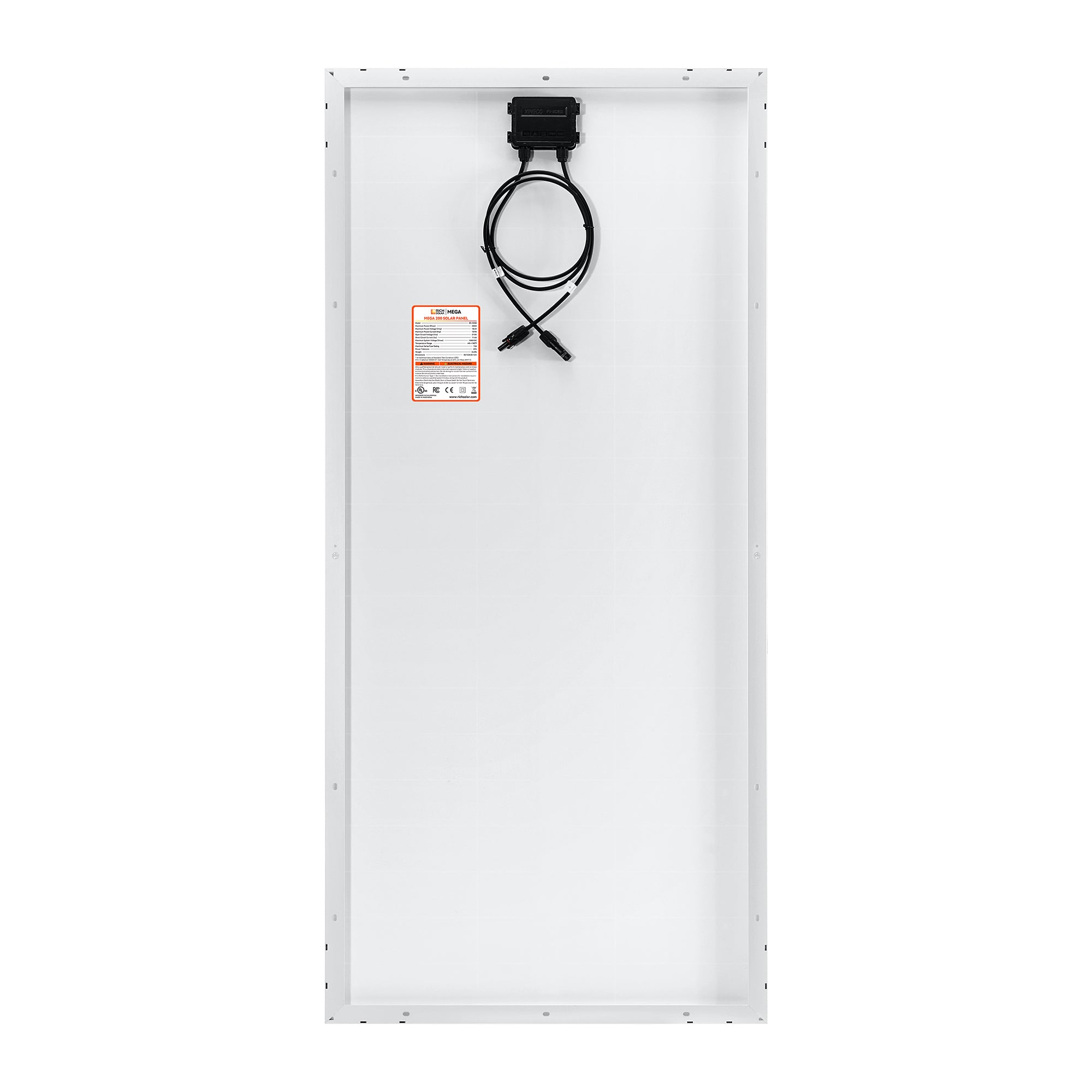 Rich Solar MEGA 200 compatible with PWM and MPPT charge controllers
