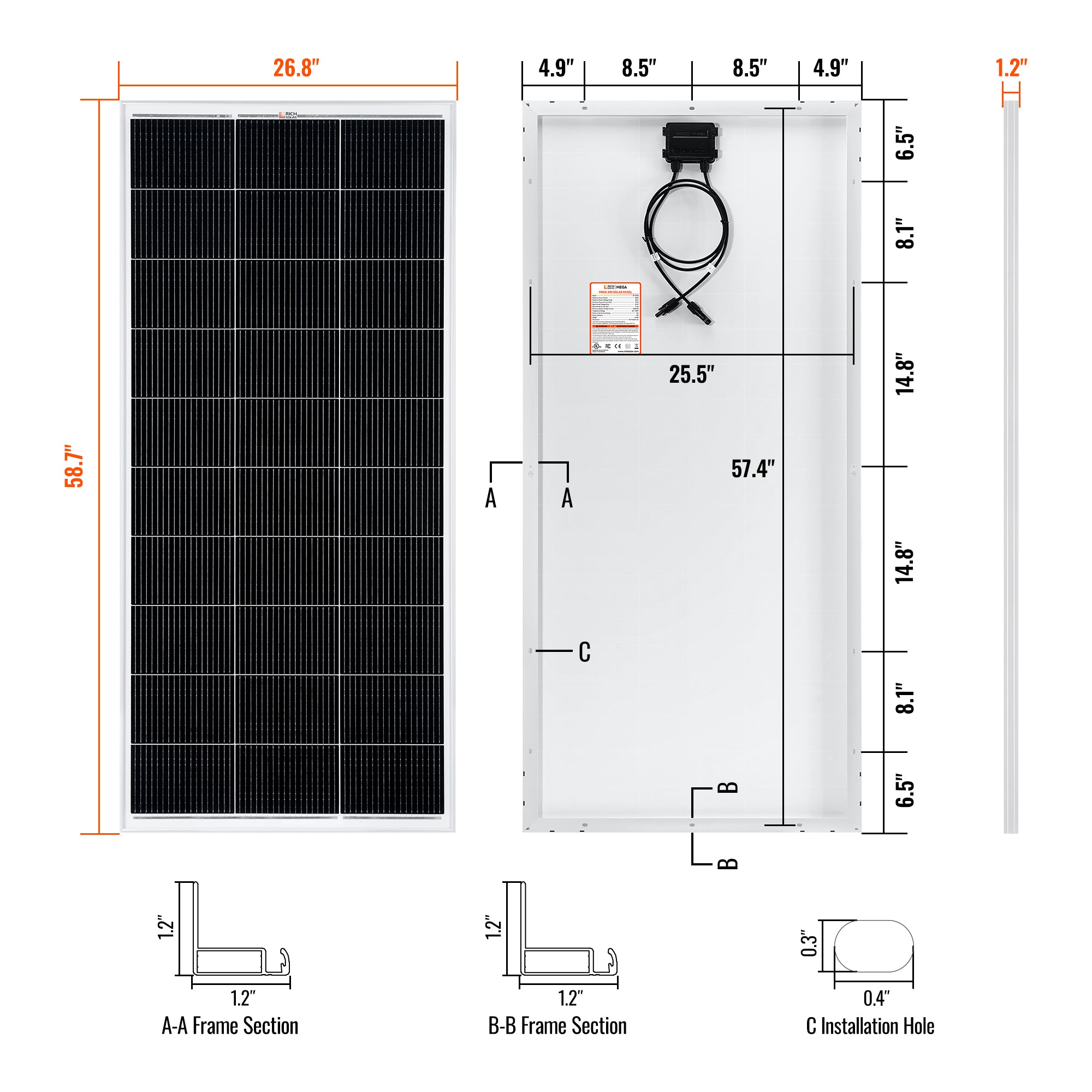 Rich Solar MEGA 200 built for extreme weather conditions