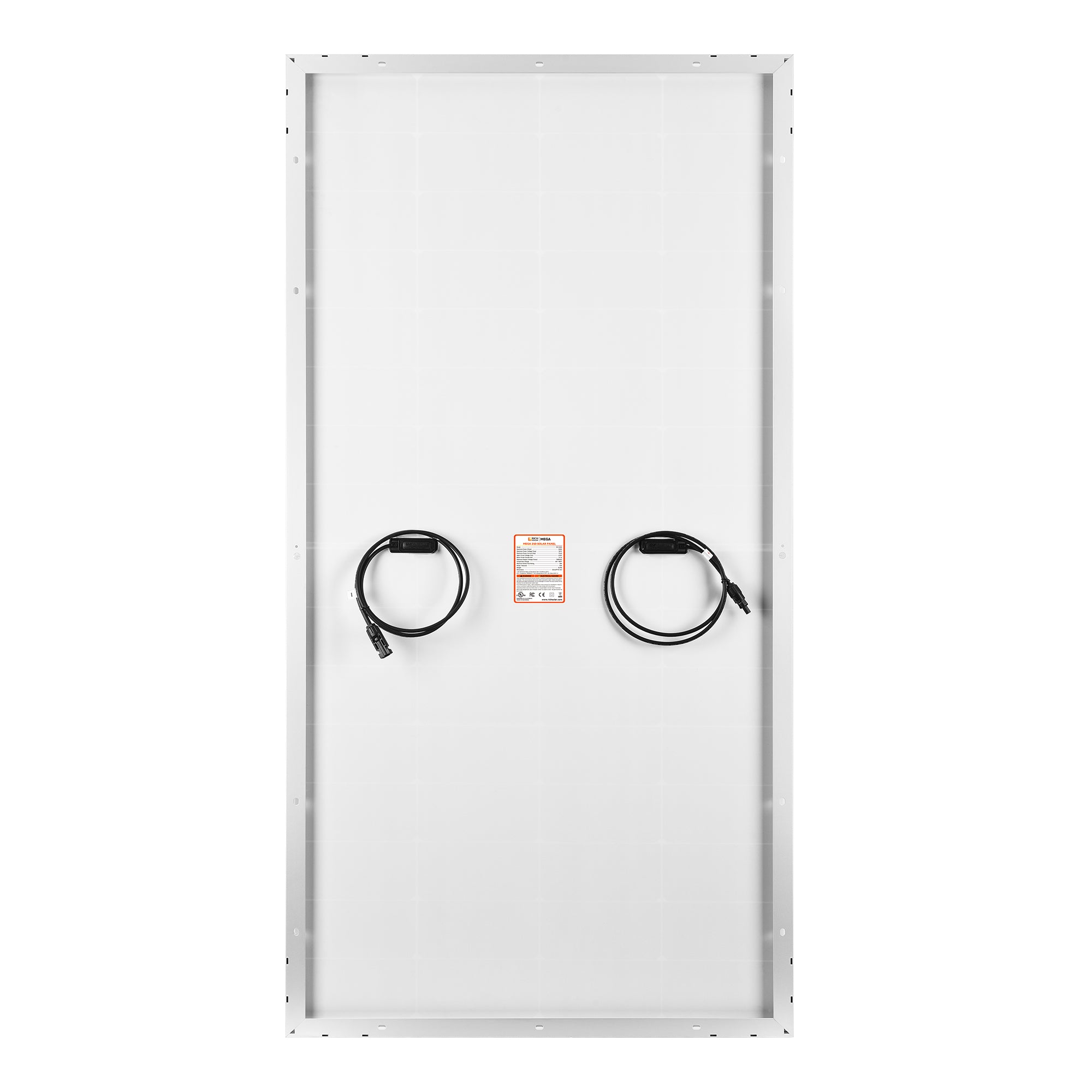 Rich Solar MEGA 250 solar panel corner frame detail