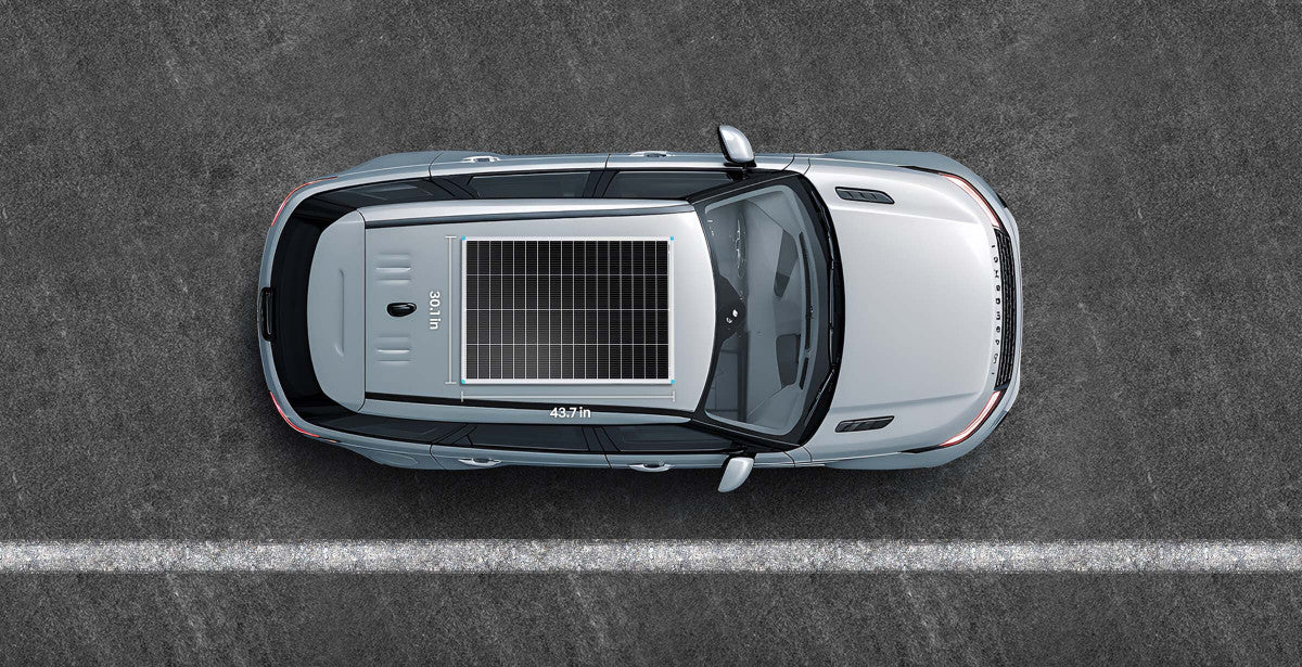 Renogy N-Type panel installed on an SUV roof