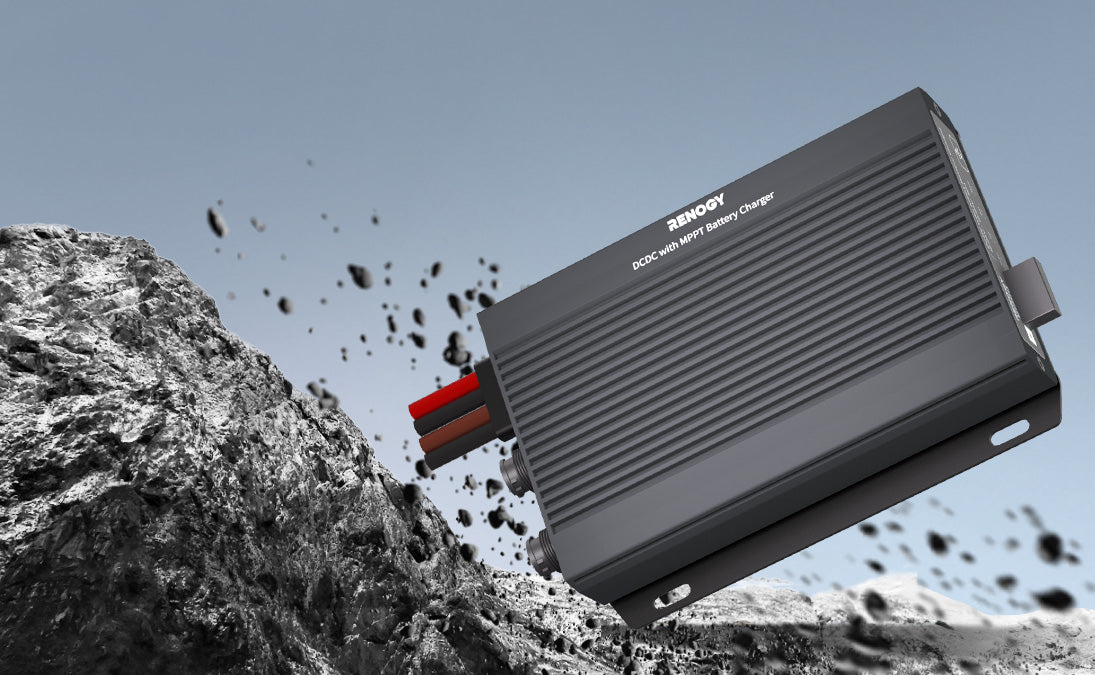 Renogy IP67 DC-DC charger rugged drop-resistant construction