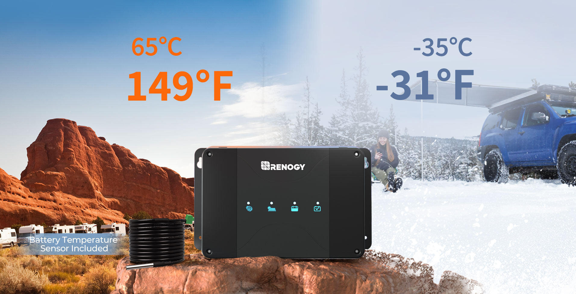 Renogy DCC50S battery temperature compensation