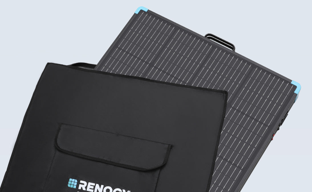 Renogy 400W portable solar suitcase outdoor durability