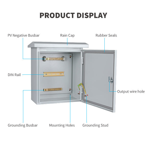Renogy combiner box component overview