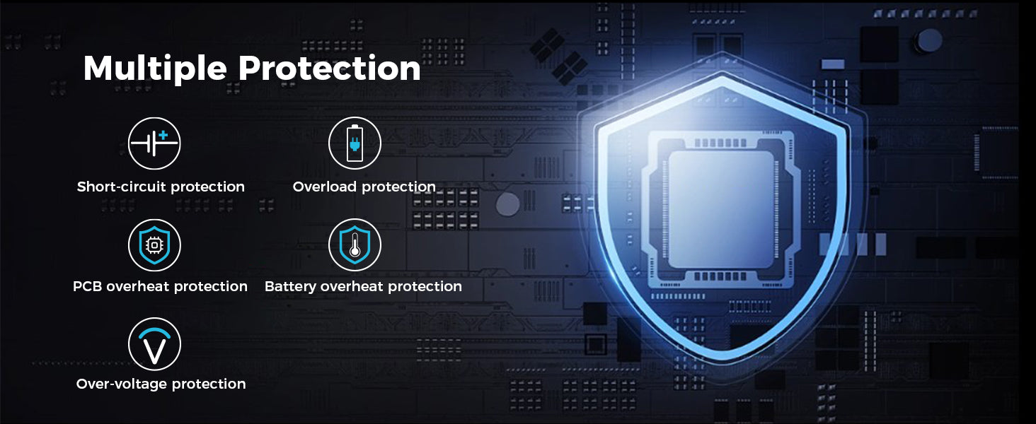 Renogy power bank multiple protection functions