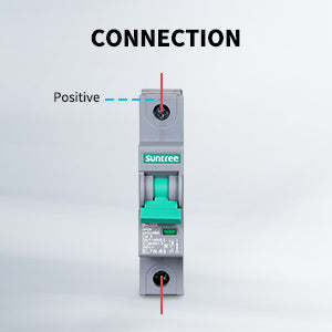 Renogy miniature DC circuit breaker connection