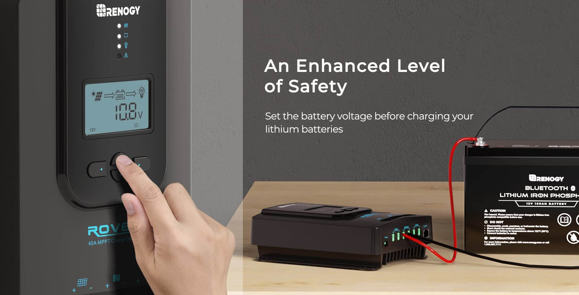 Battery voltage setting guidance for Rover charge controller