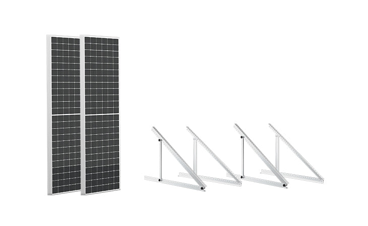 Renogy 50-inch bracket bundle with 550W solar panel
