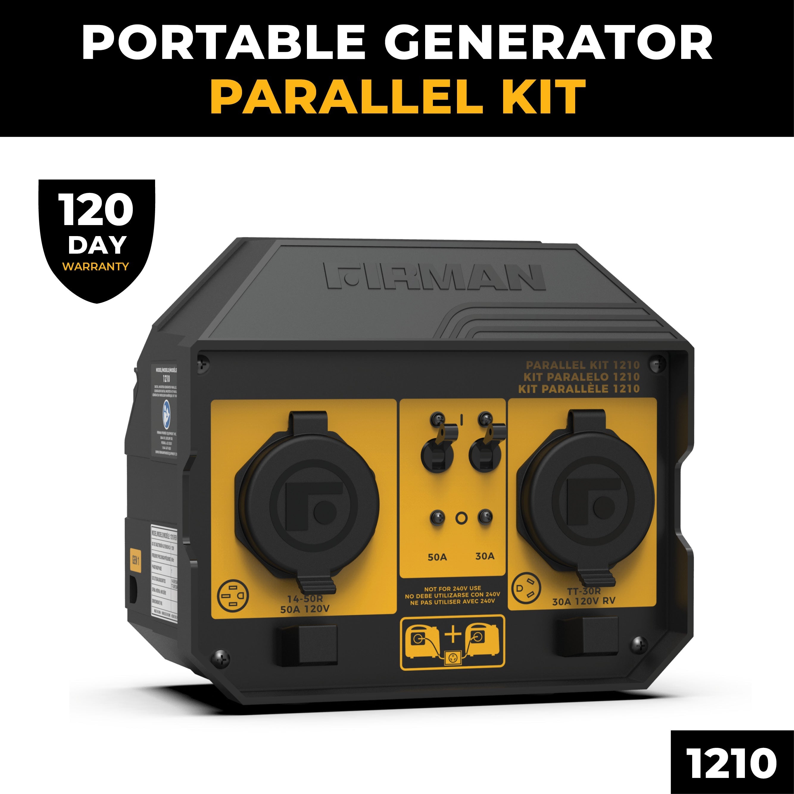 50A PORTABLE GENERATOR PARALLEL KIT