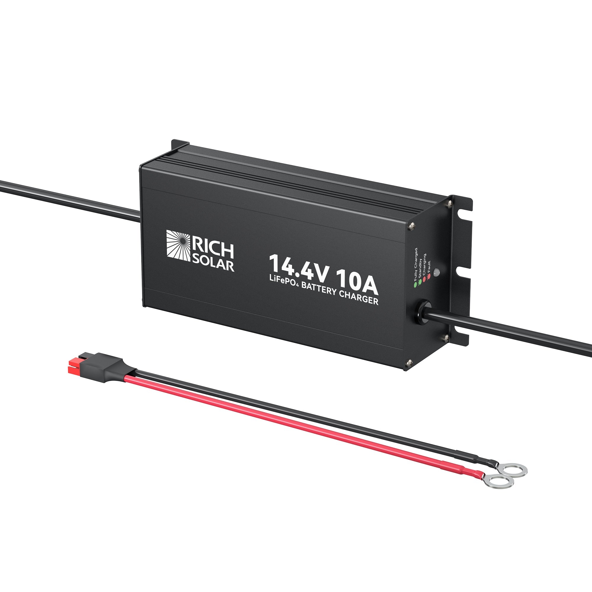 Rich Solar 12V(14.4V) 10A | 100-240VAC | 12V LiFePO4 Battery Charger