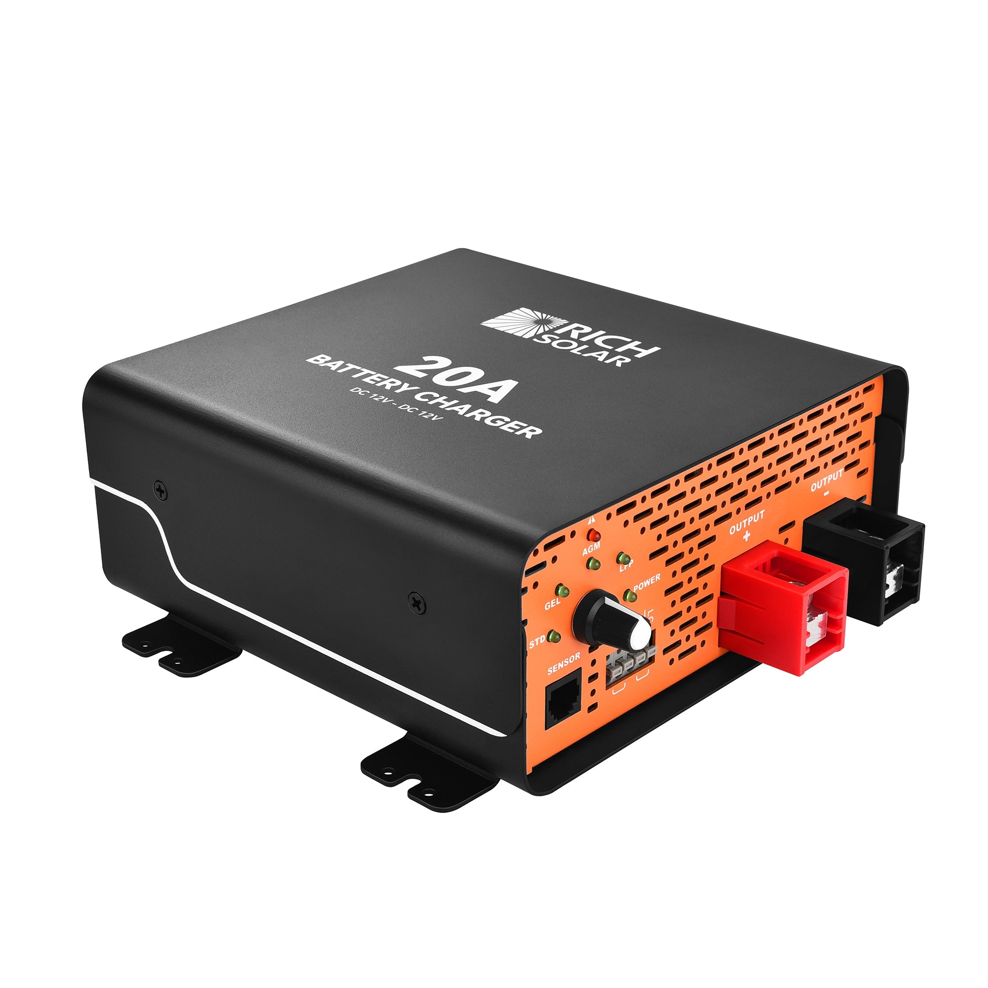 Rich Solar 12V 20A 40A 60A DC to DC Battery Charger for RV, Van, Boat, Off-Grid | Lithium & Lead-ACid Batteries