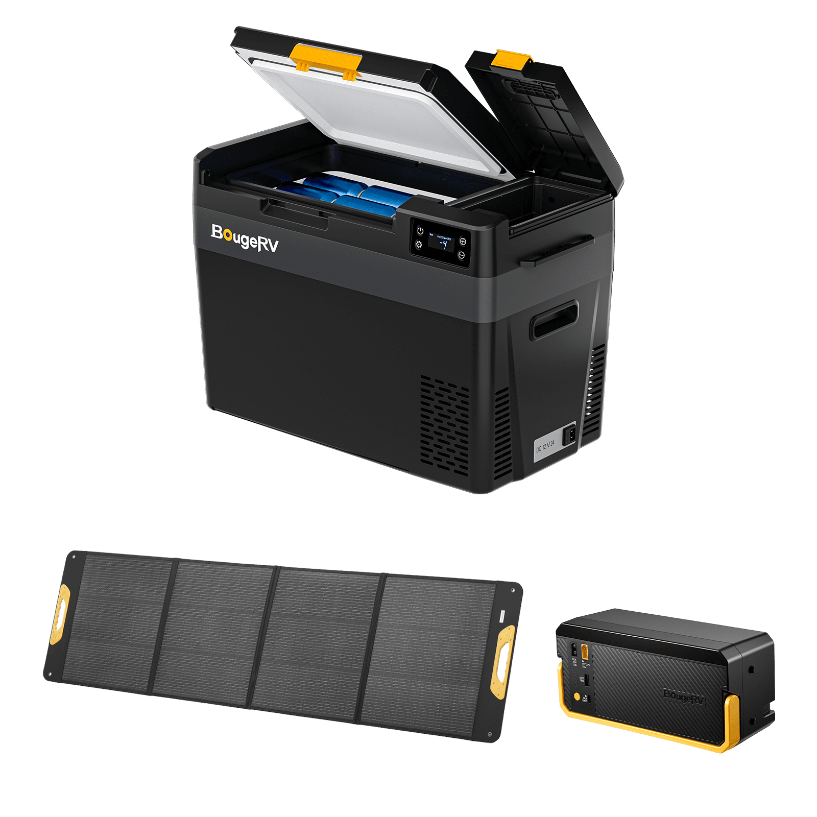BougeRV CRX3 30QT 12V Portable Electric Cooler Fridge