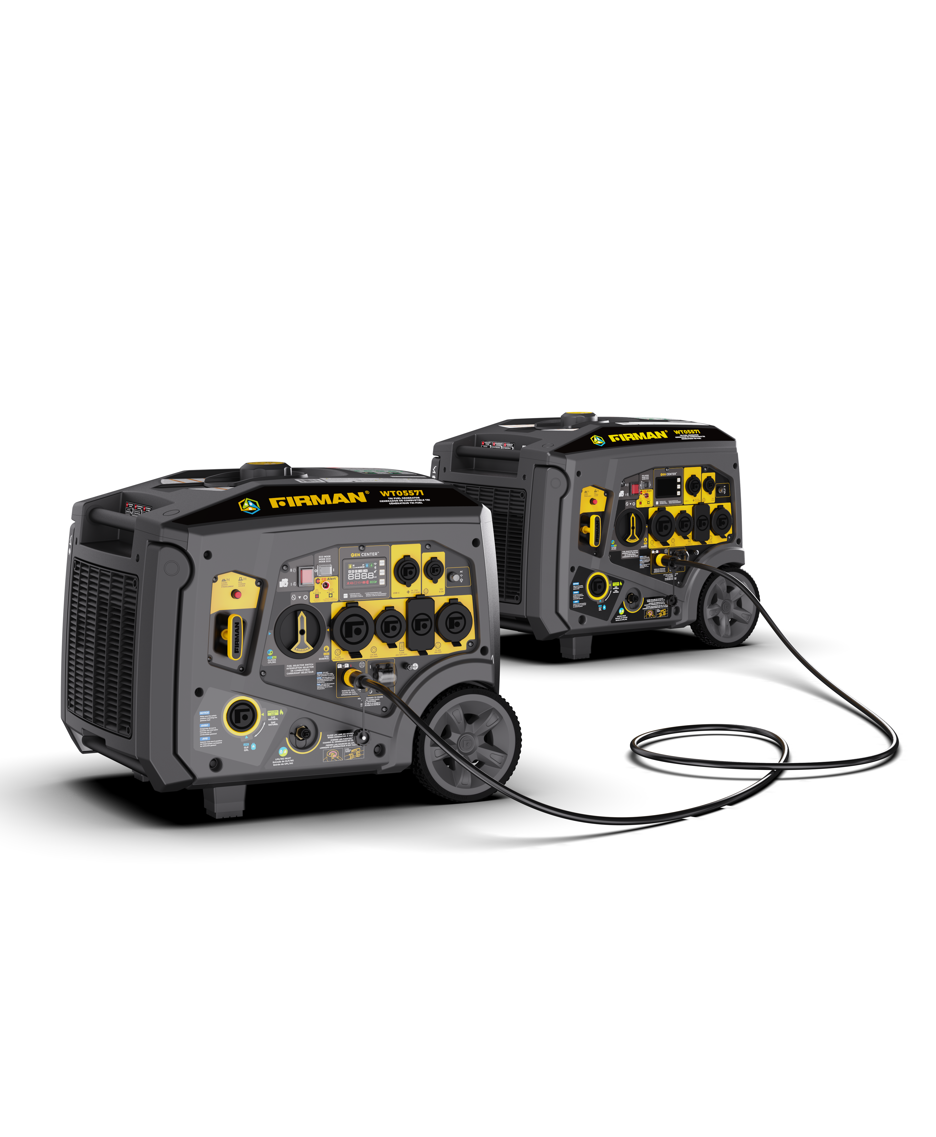 6.5FT Parallel Cord for over 5000W FIRMAN Portable Inverter Generator 120/240V 7200W