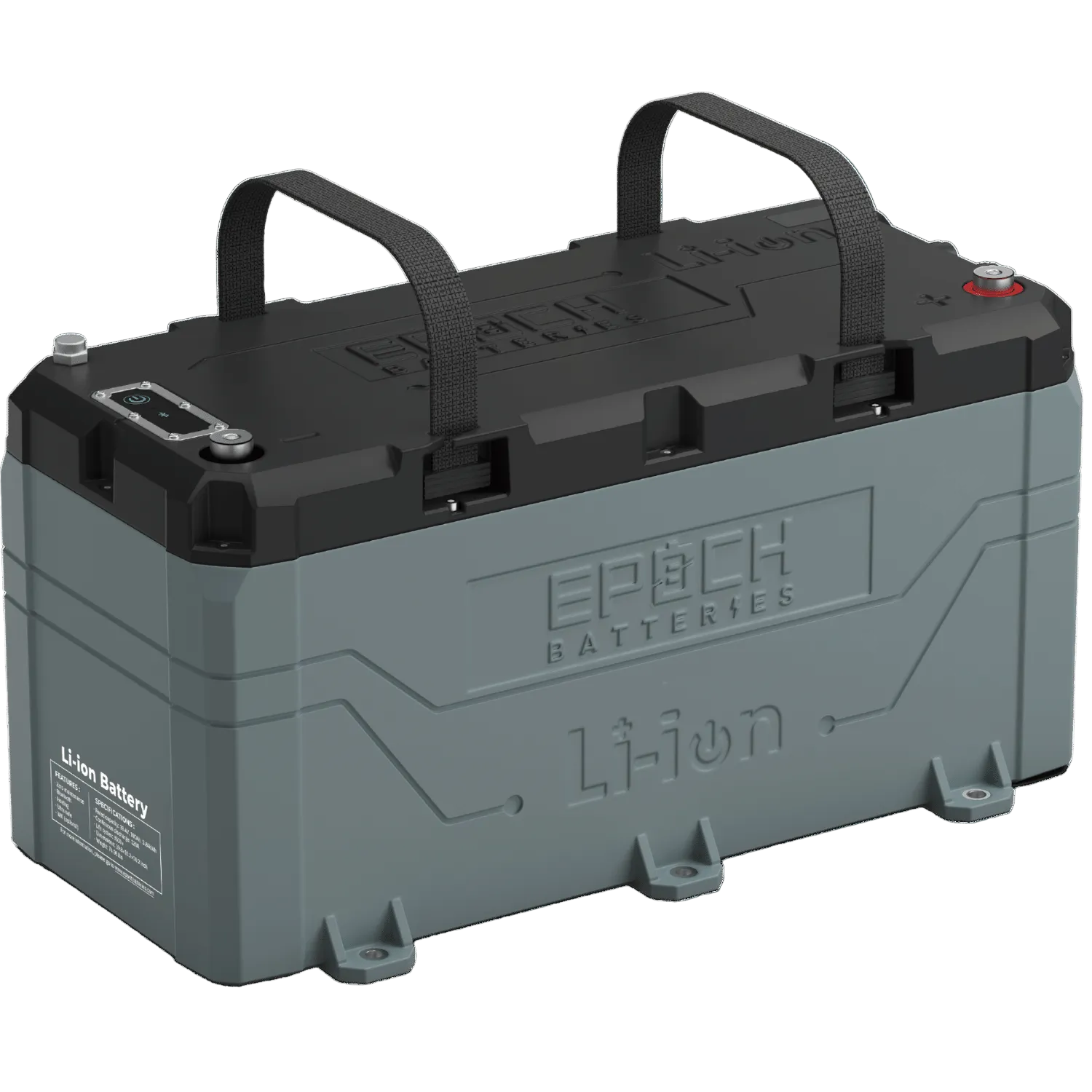 36V 100Ah (3.84kWh) LiFePO4 Lithium Battery - Bluetooth Heating Waterproof
