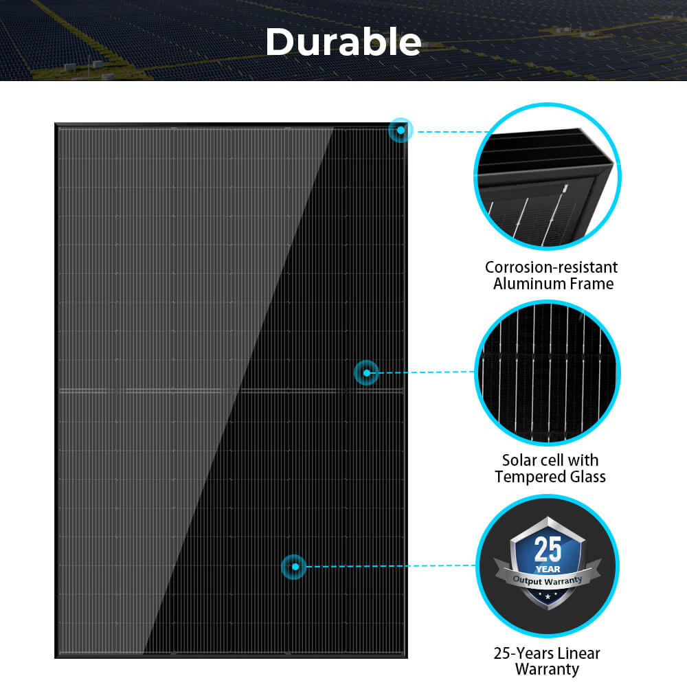 440W MONO BLACK N-Type SOLAR PANEL FULL PALLET (31 PANELS)