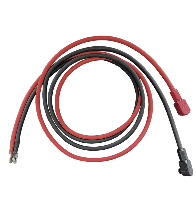 4AWG 6 ft - Pluggable Battery Connector w/ 5/16" lugs (Rack Batteries)