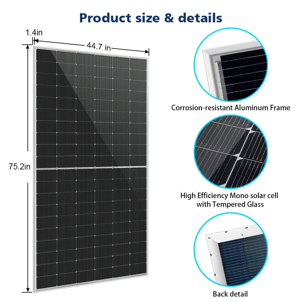 560 WATT BIFACIAL PERC SOLAR PANEL FULL PALLET (32 PANELS)