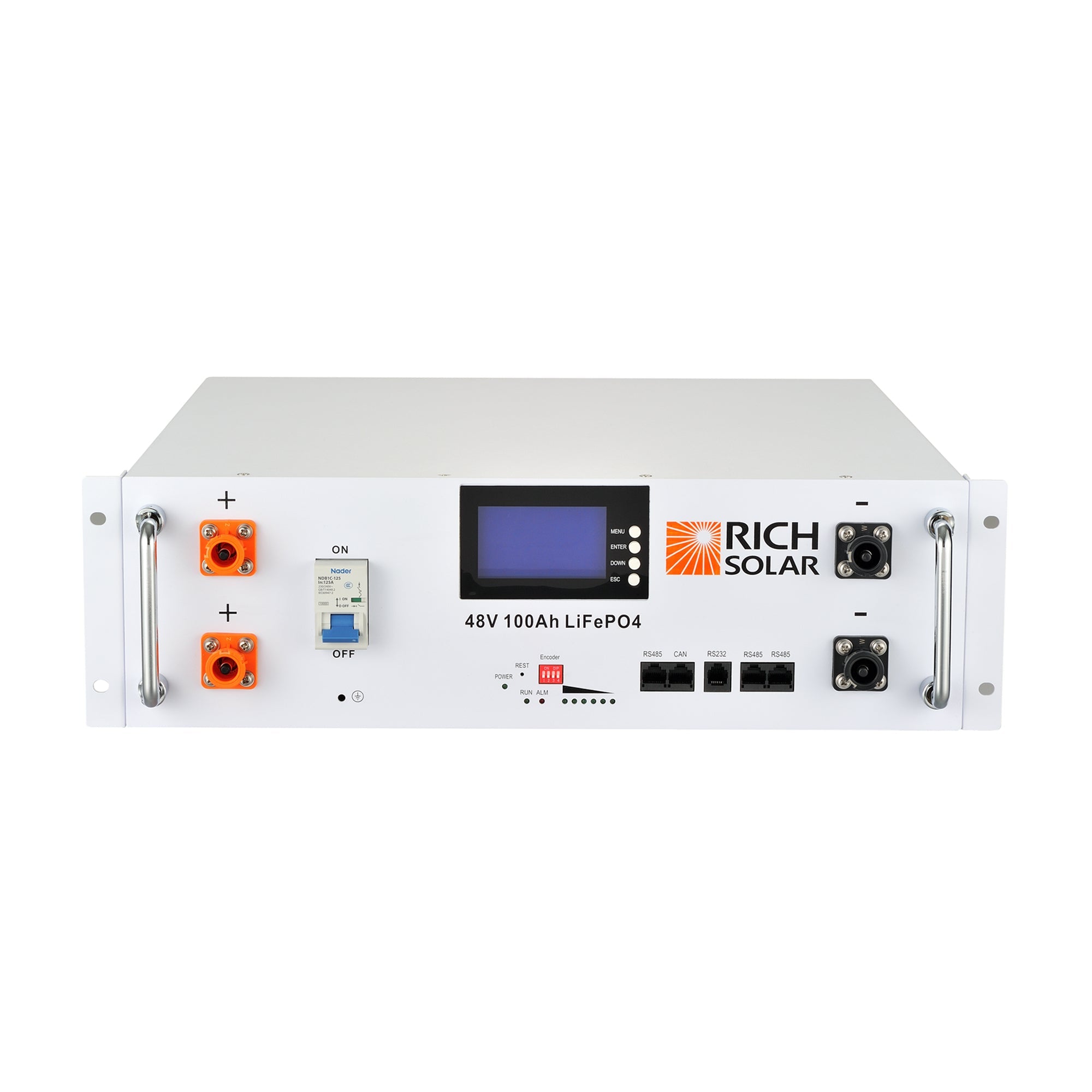 Rich Solar ALPHA 5 | 48V 100Ah LiFePO4 Battery | Premium 48V Server Rack Lithium Battery for Residential, Commercial, Off-Grid | 7,000 Lifetime Cycles
