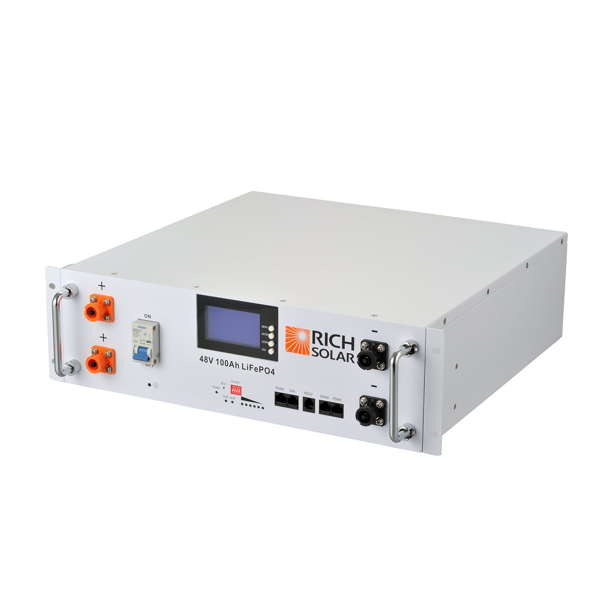 Rich Solar ALPHA 5 | 48V 100Ah LiFePO4 Battery | Premium 48V Server Rack Lithium Battery for Residential, Commercial, Off-Grid | 7,000 Lifetime Cycles