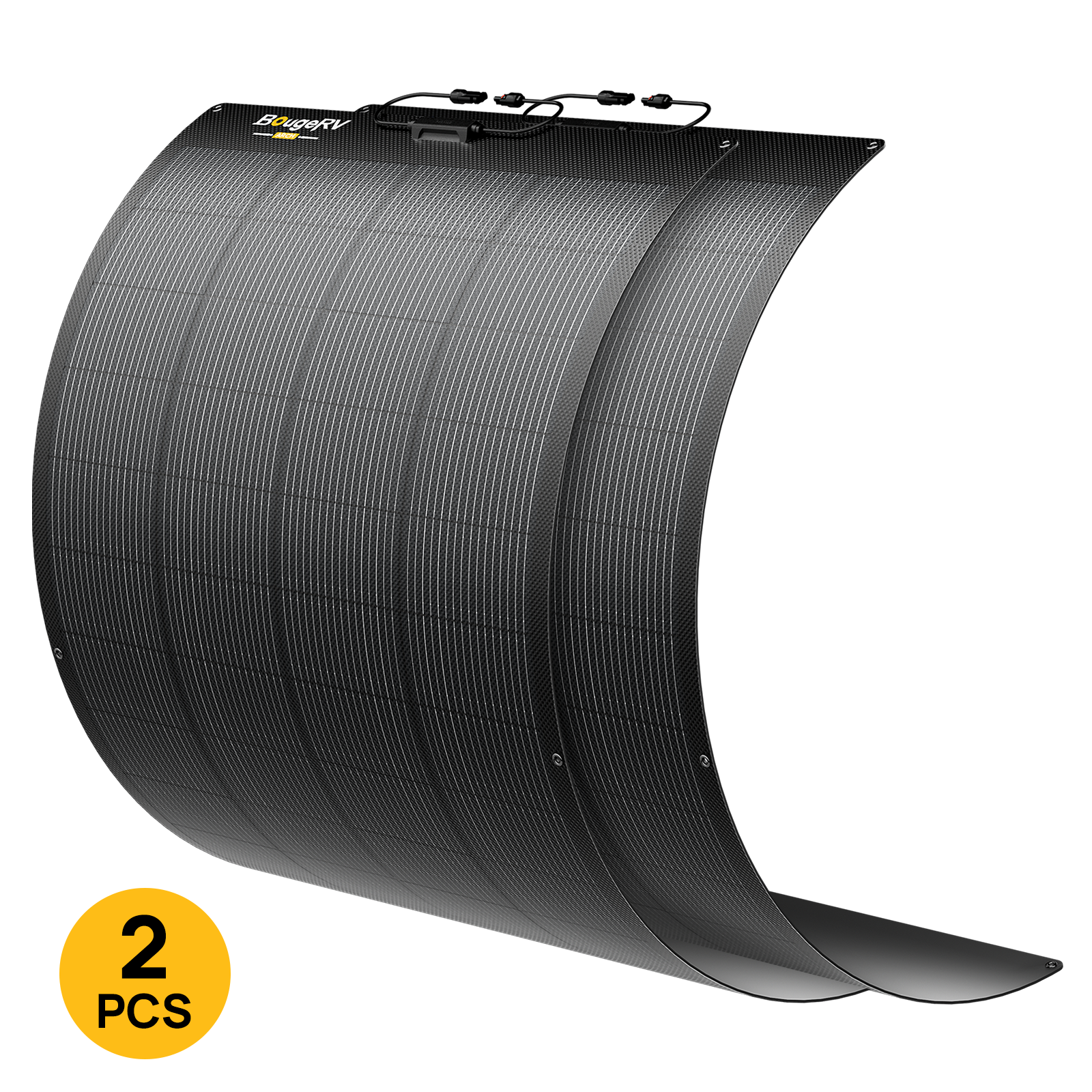 BougeRV Arch 2.0 200W N-Type Fiberglass Flexible Solar Panel