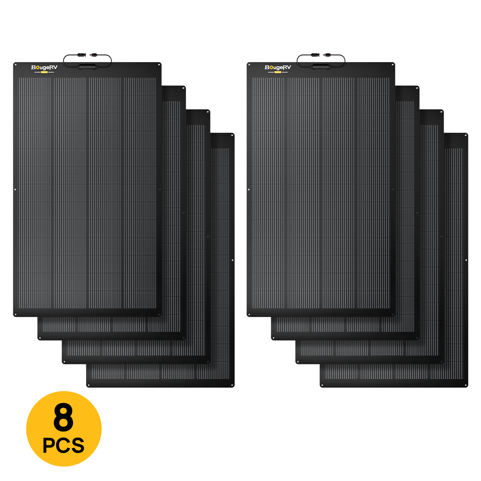 BougeRV Arch Pro 200W ShadePower N-Type Flexible Solar Panel