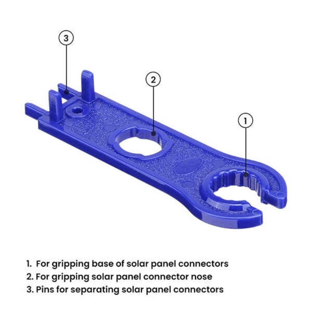 BougeRV 1 Pair Solar Connector Tool Assembly Spanners