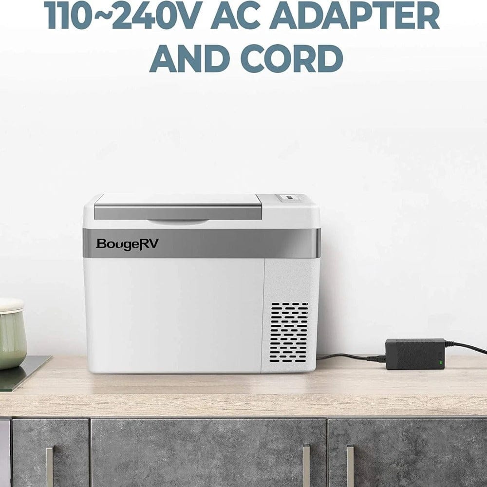 BougeRV 110~240V AC Power Cord for Portable Fridge Car Freezer
