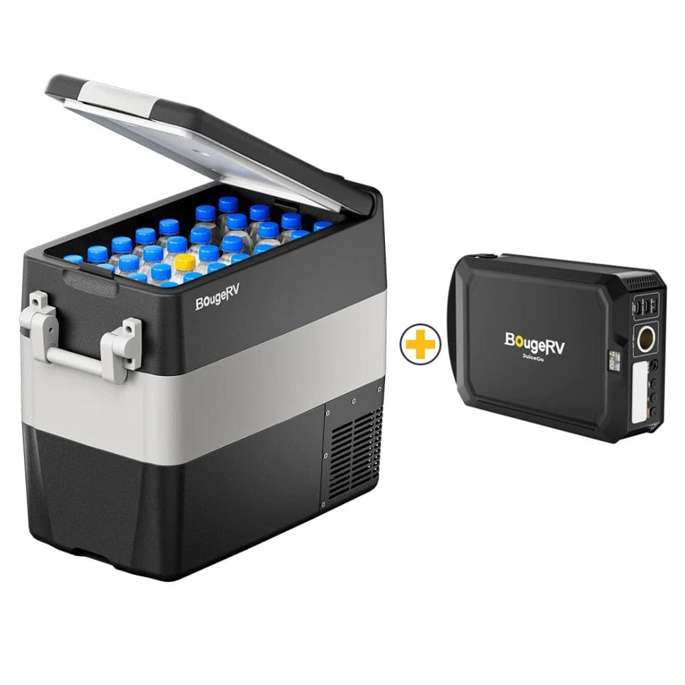 BougeRV 12V 53 Quart (50L) Portable Fridge Car Freezer