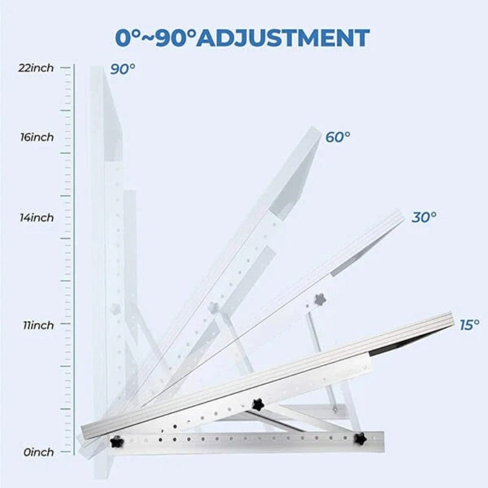 BougeRV 28 in Adjustable Solar Panel Tilt Mount Brackets