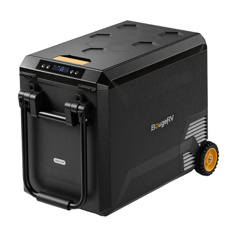BougeRV New ASPEN S50 12V 50QT Portable Fridge with Wheels