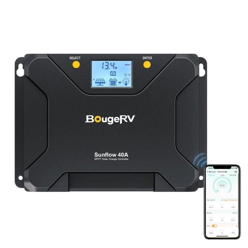 BougeRV Sunflow MPPT Solar Charge Controller 12V/24V