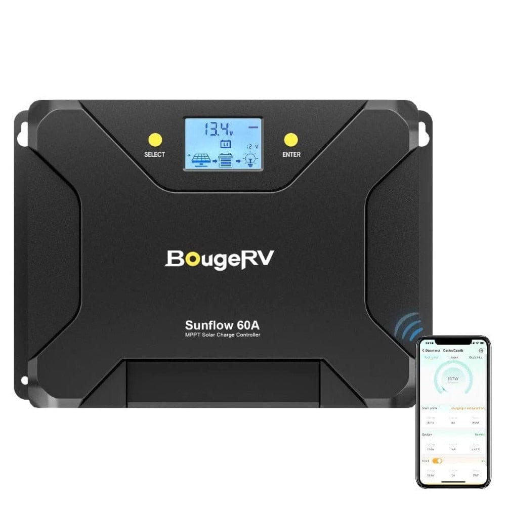 BougeRV Sunflow MPPT Solar Charge Controller 12V/24V