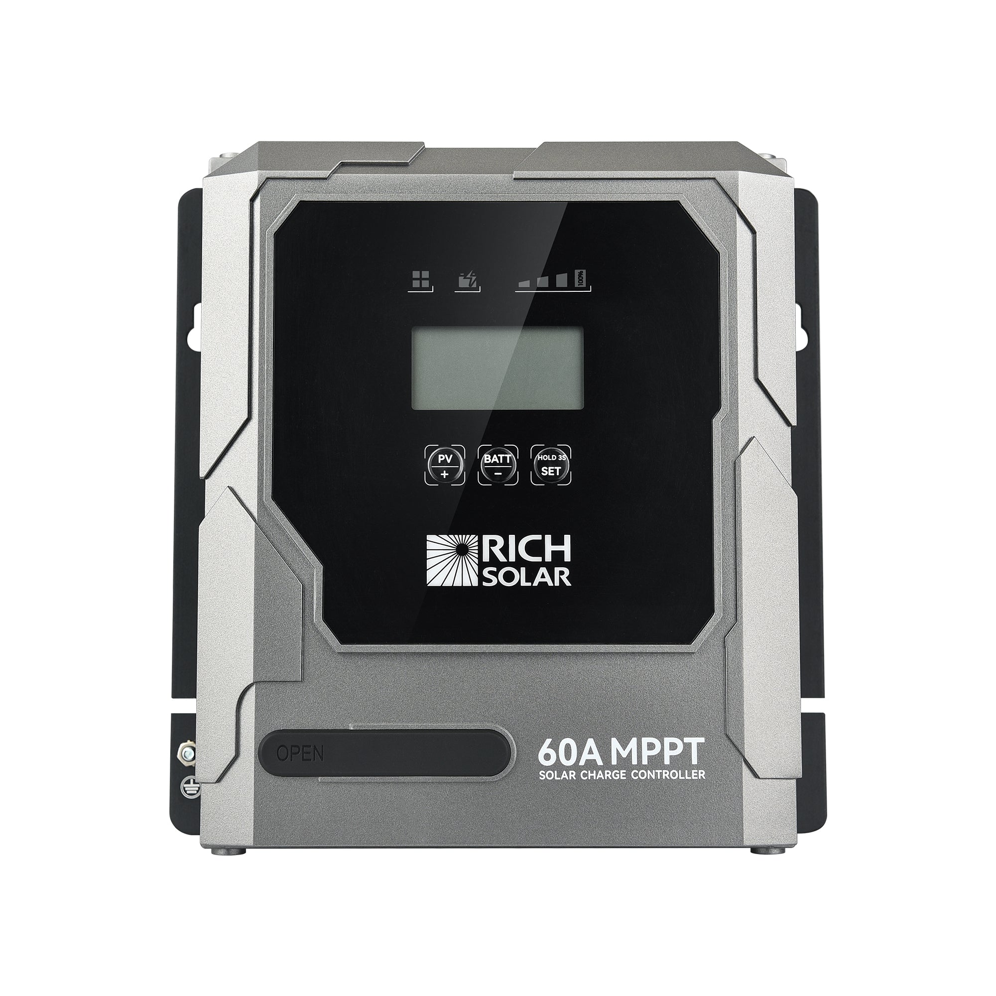 Rich Solar BRAVO 60 | 60A MPPT Solar Charge Controller | Premier 60A 12V/24V MPPT Solar Controller for RVs, Trailers, Campers, Vans, Boats, Off-Grid
