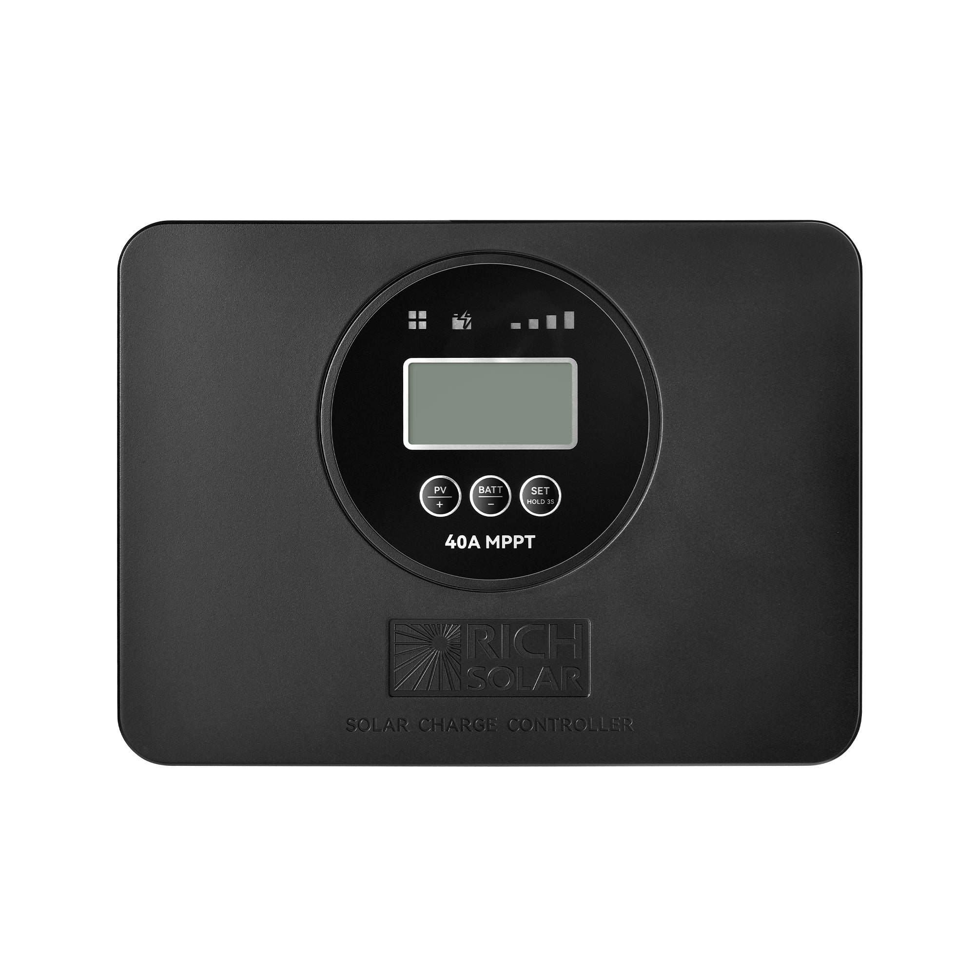 Rich Solar BRAVO PRO 40 | Premium 40A 12V/24V MPPT Flush Mount Solar Controller for RVs, Trailers, Campers, Vans, Boats, Off-Grid | With Bluetooth