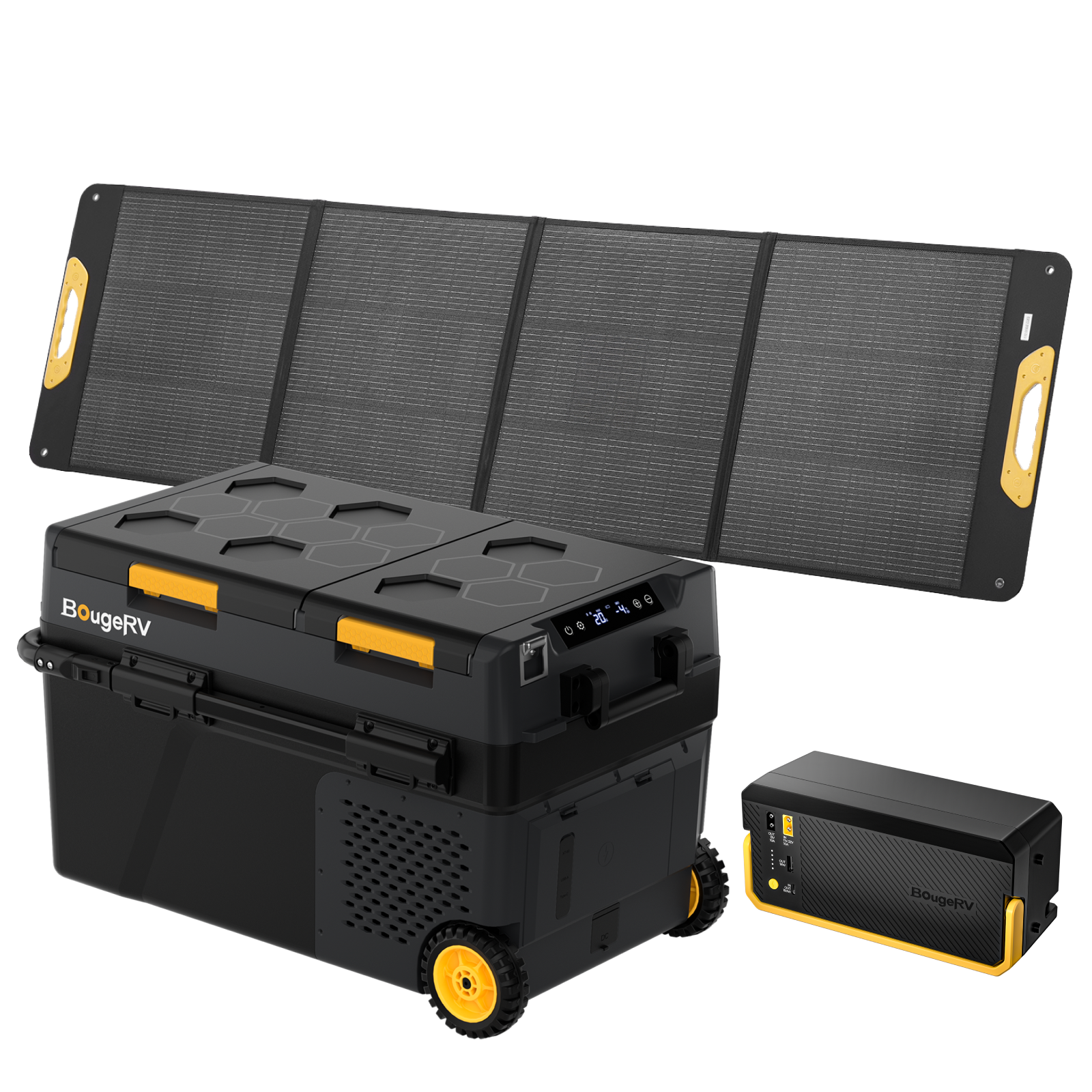 BougeRV CRD2 V2.0 43QT Dual Zone 12V Portable Fridge
