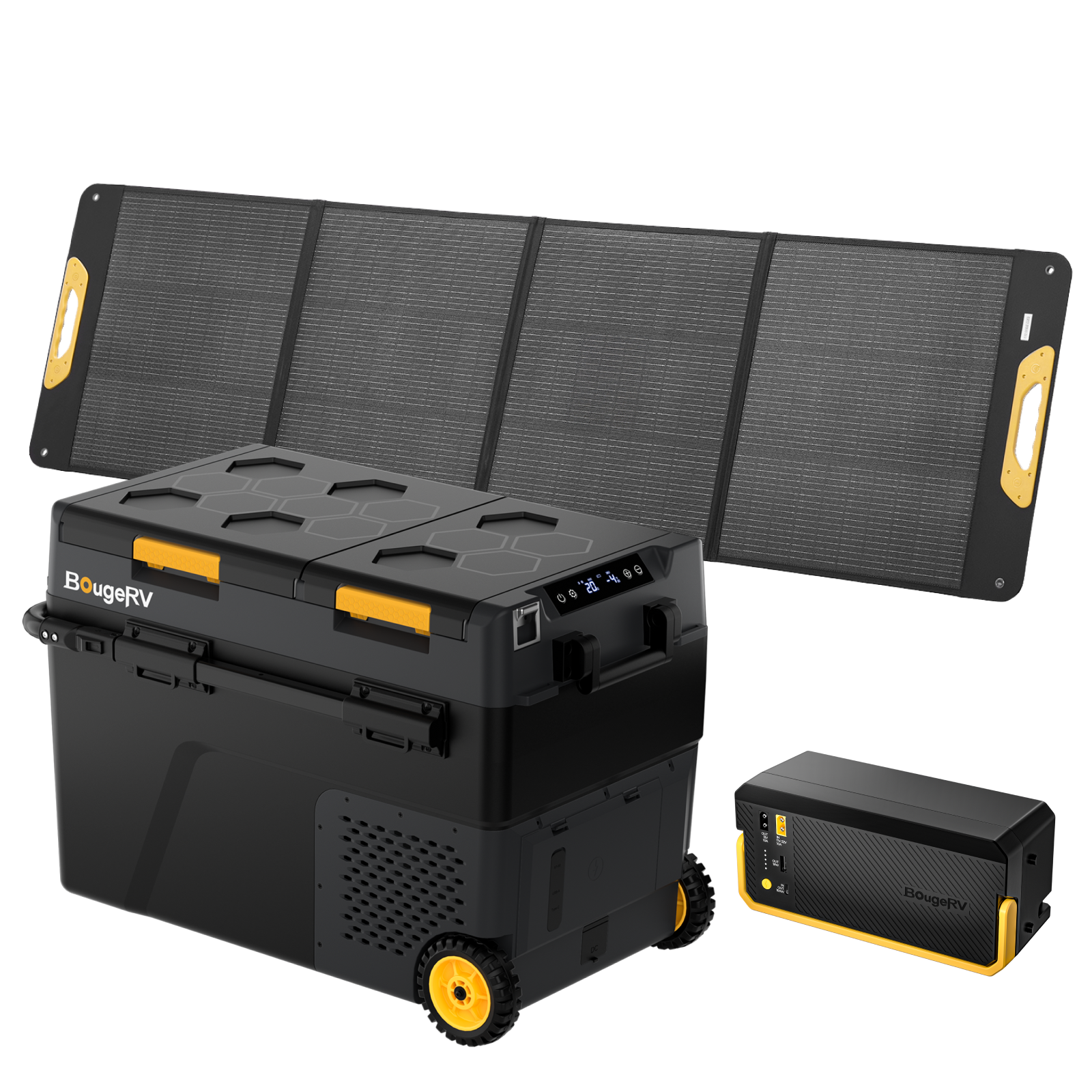 BougeRV CRD2 V2.0 52QT Dual Zone 12V Portable Fridge
