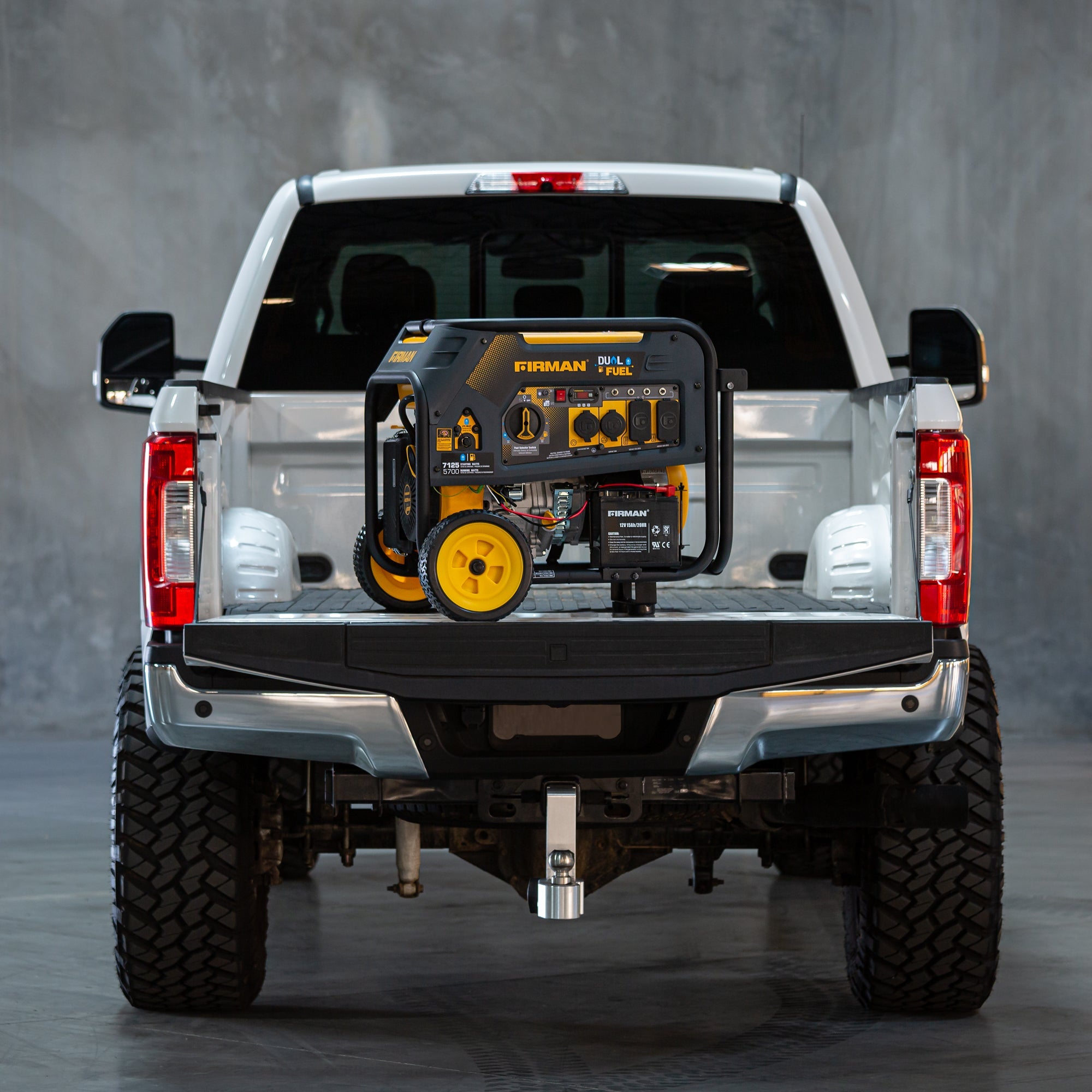 Dual Fuel Portable Generator 7125/5700W Electric Start 120/240V